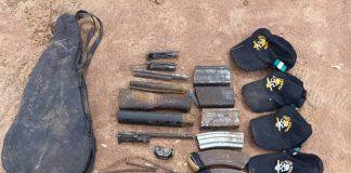 6 Brigade Troops Recover Arms Cache in Taraba State.