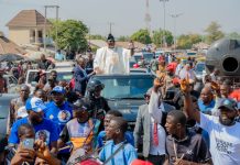 MASSIVE WELCOME FOR SENATOR SANI DANLADI AS SUPPORTERS PLEDGE LOYALTY IN TARABA